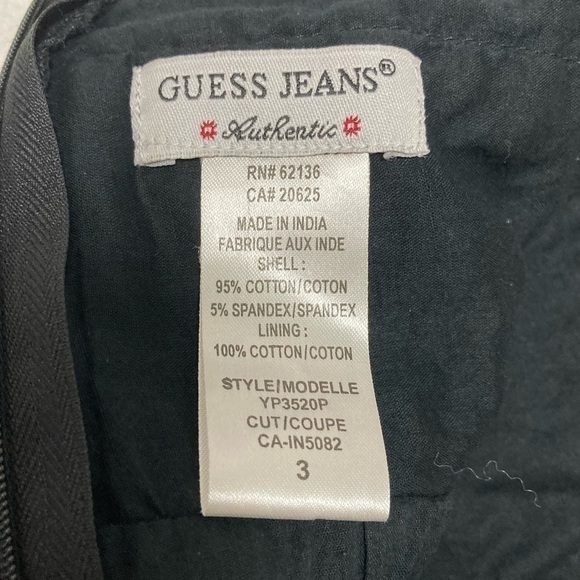 GUESS SEQUIN COTTON BLACK DRESS -Size 3 - Picture 7 of 11